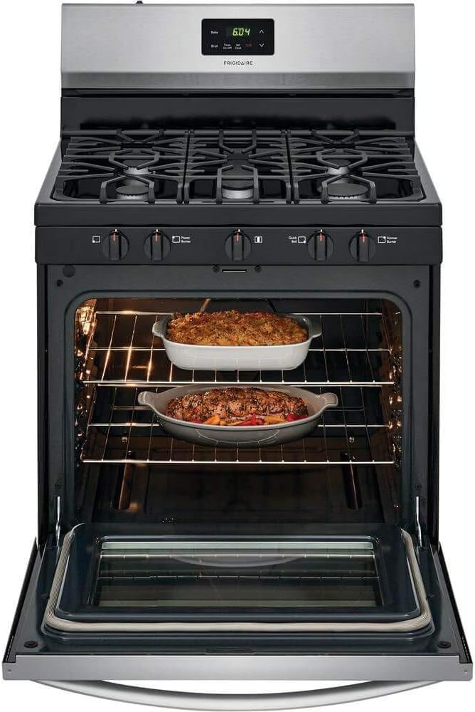 30" Freestanding Gas Range with 5 Sealed Burners in Stainless Steel K19939