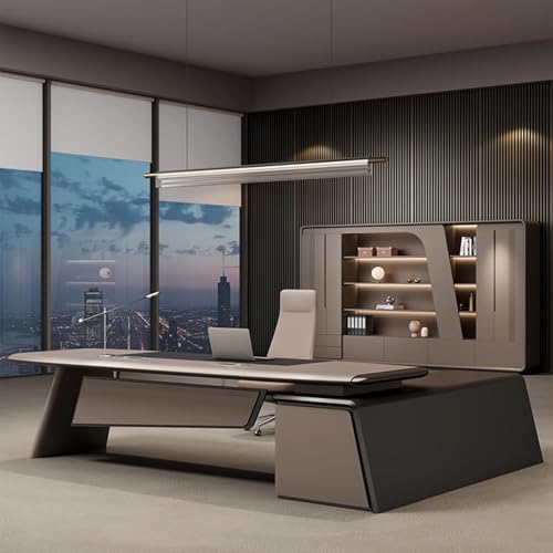 94.4" Executive Desk with Storage Cabinet and Drawer I365514