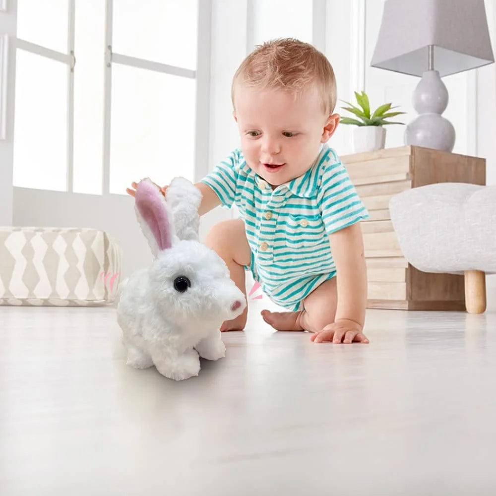 3pcs Bunny Plush Interactive Toys with Carrot K909