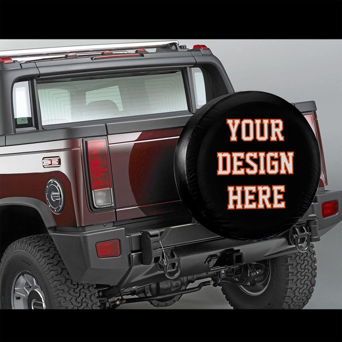 Custom Spare Tire Cover Universal fits for Trailer Camper RV 15 Inch L98547