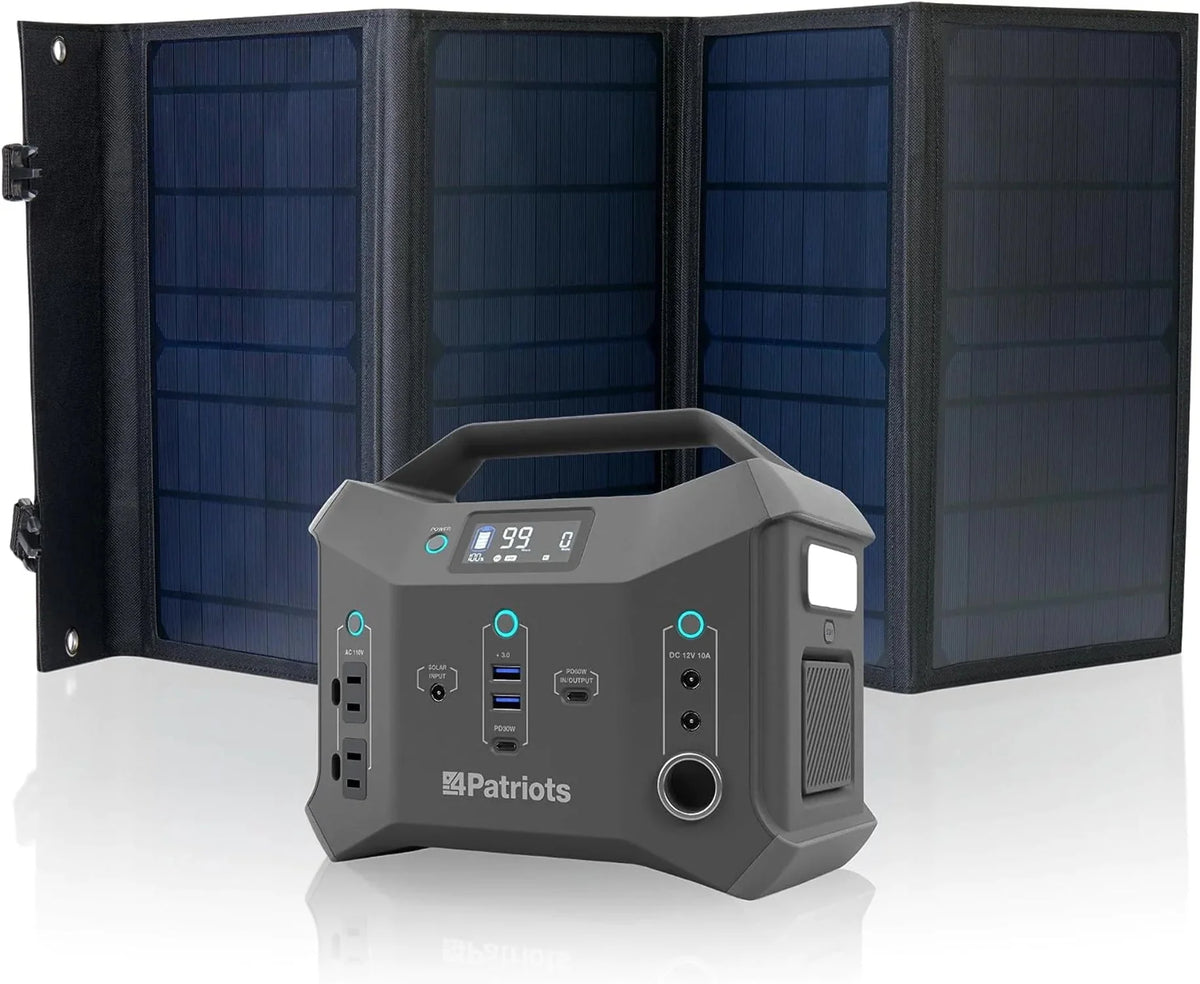 300wH Portable Power Station with 40 Watt Solar Panel P904