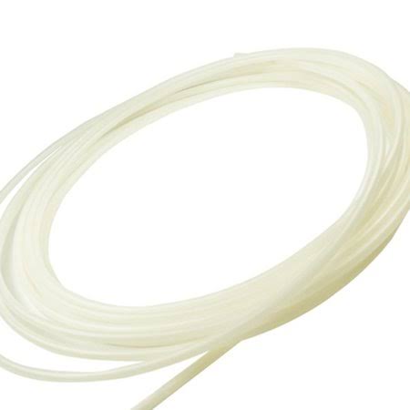 White Semi-Clear Plastic Tubing 0.016 inch Inner Diameter R899