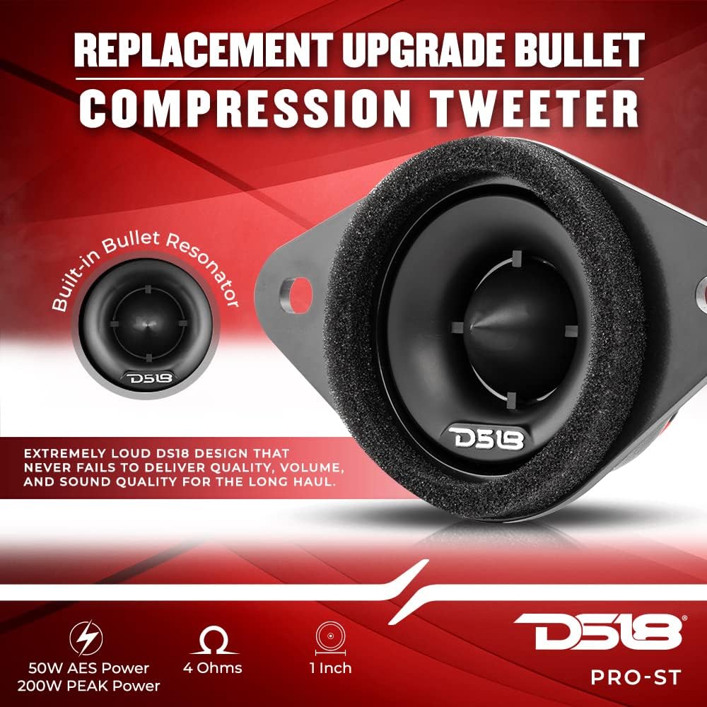 1.9 Bullet Compression Tweeters with Crossovers (Pair) Y3916