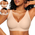 Wireless Push-Up Bra with Wide Straps N585530