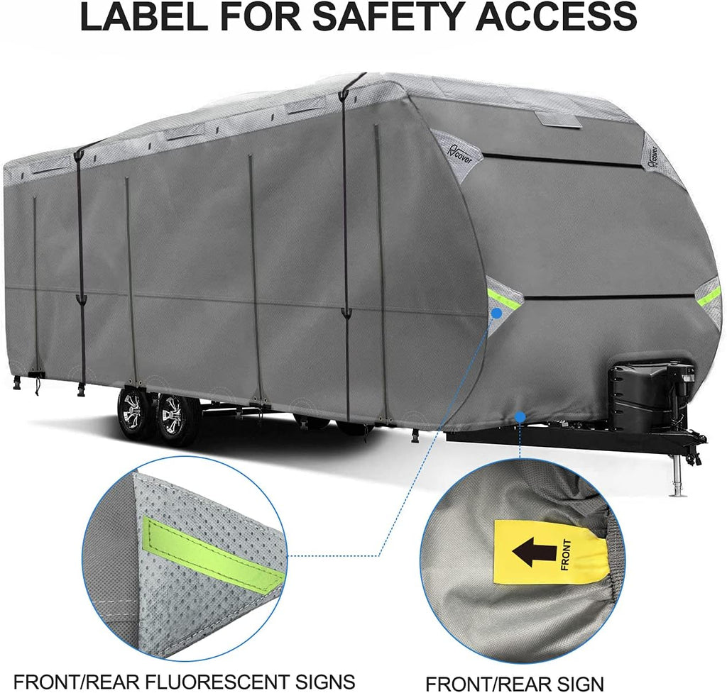 30-33 ft Non-Woven Fabric Waterproof RV Cover L89667