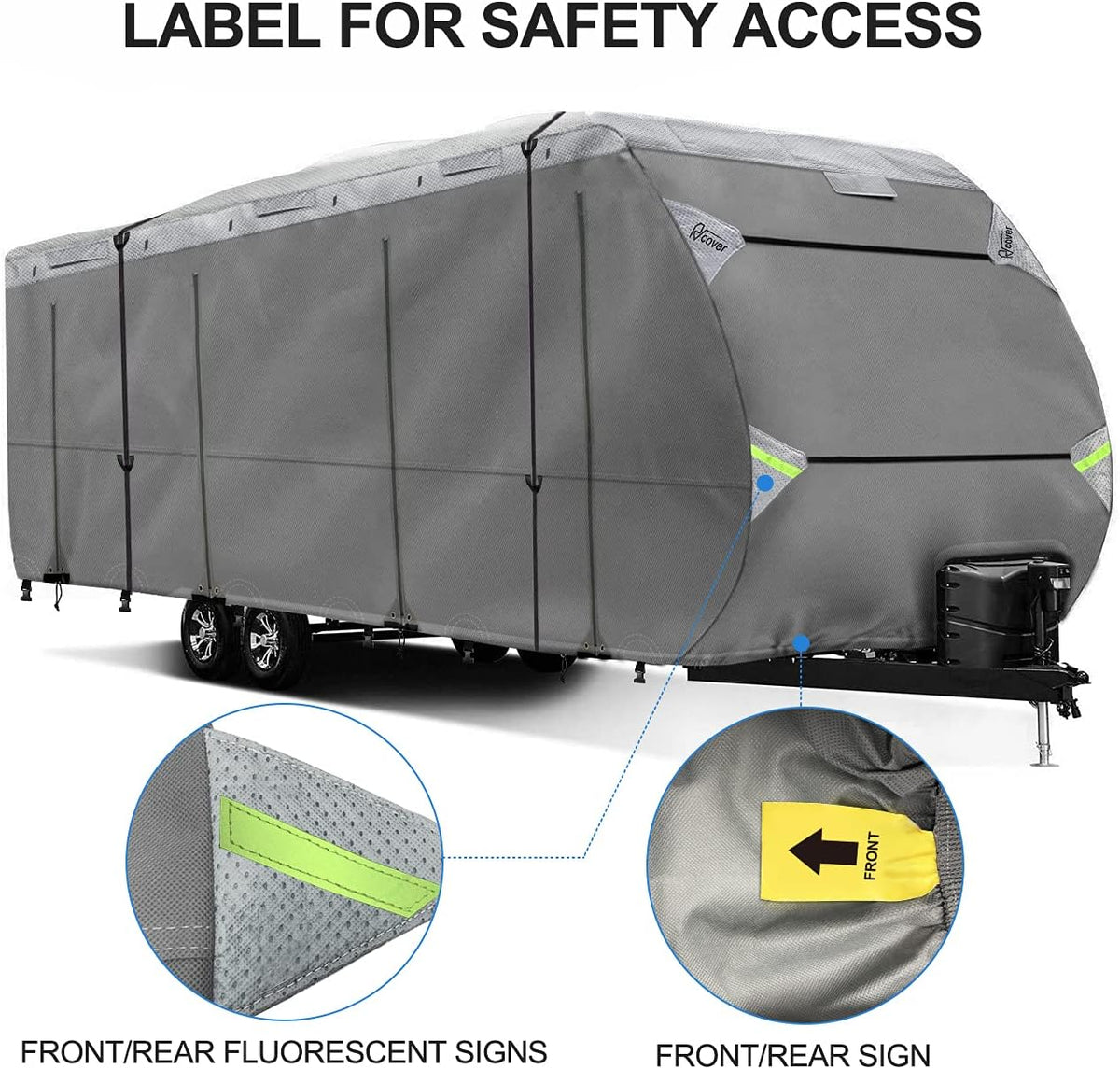 30-33 ft Non-Woven Fabric Waterproof RV Cover L89667