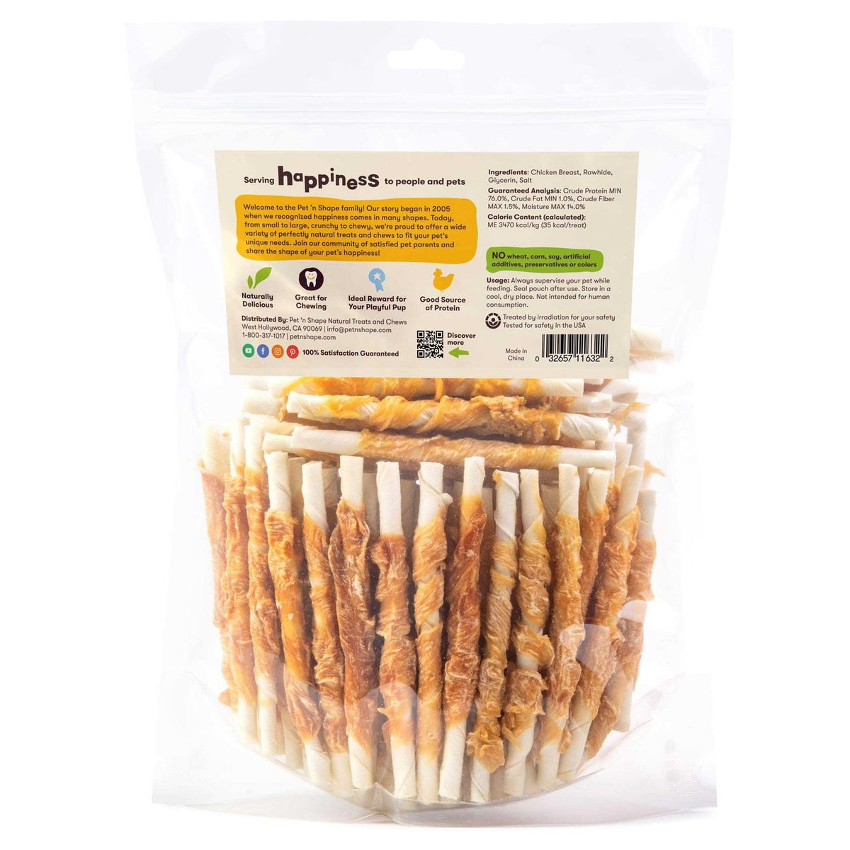 Chicken Hide Twists Dog Treats Q418
