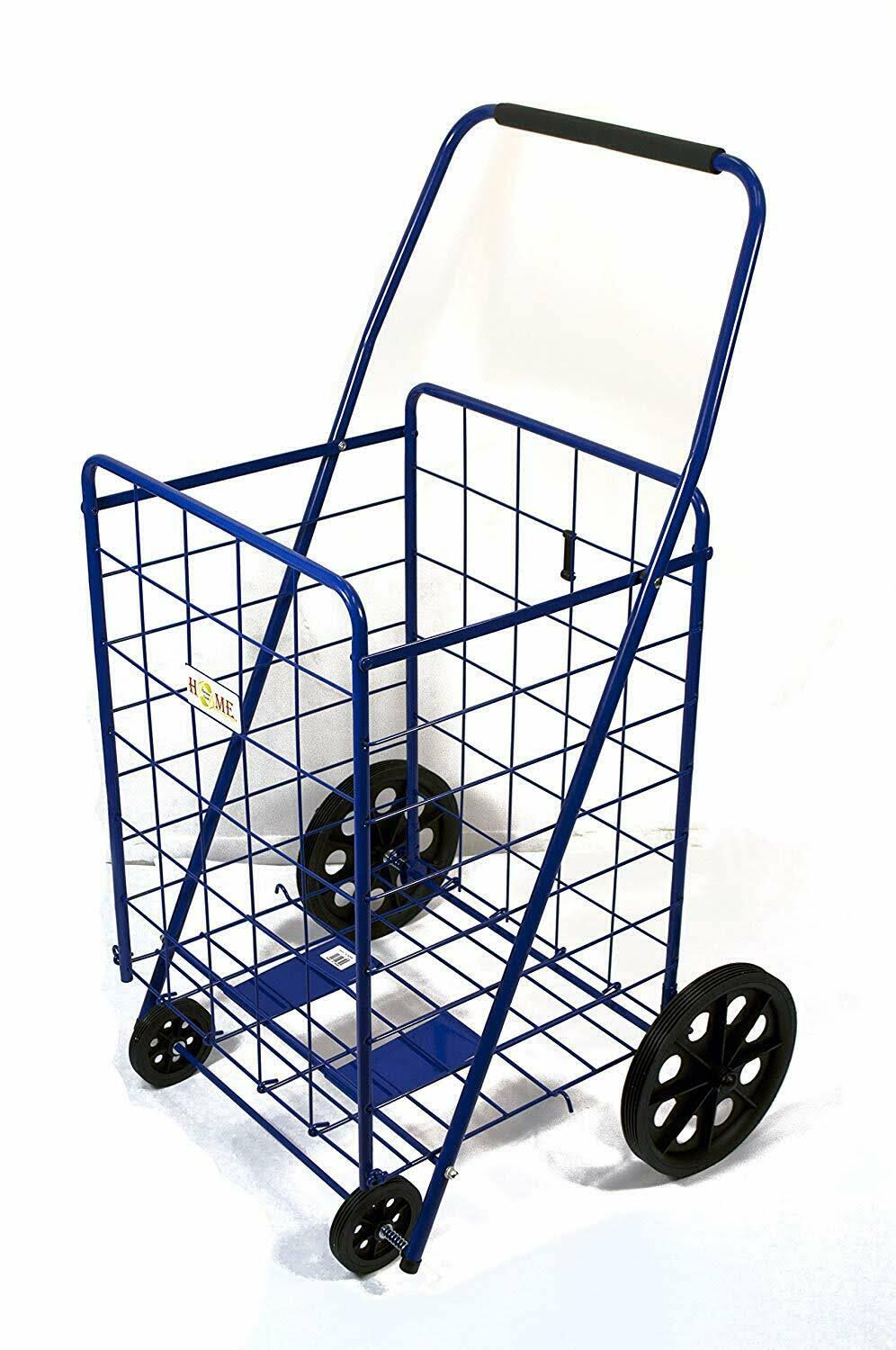 Folding Shopping Cart Blue E5613
