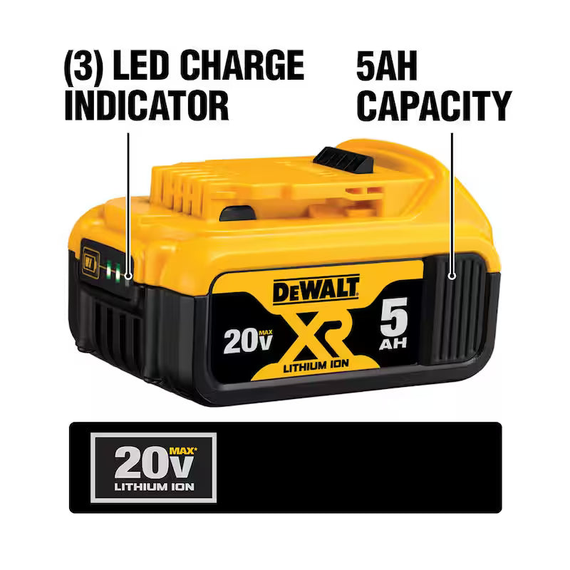 20V MAX XR 5.0Ah Lithium-Ion Battery Pack (7-Pack) K604
