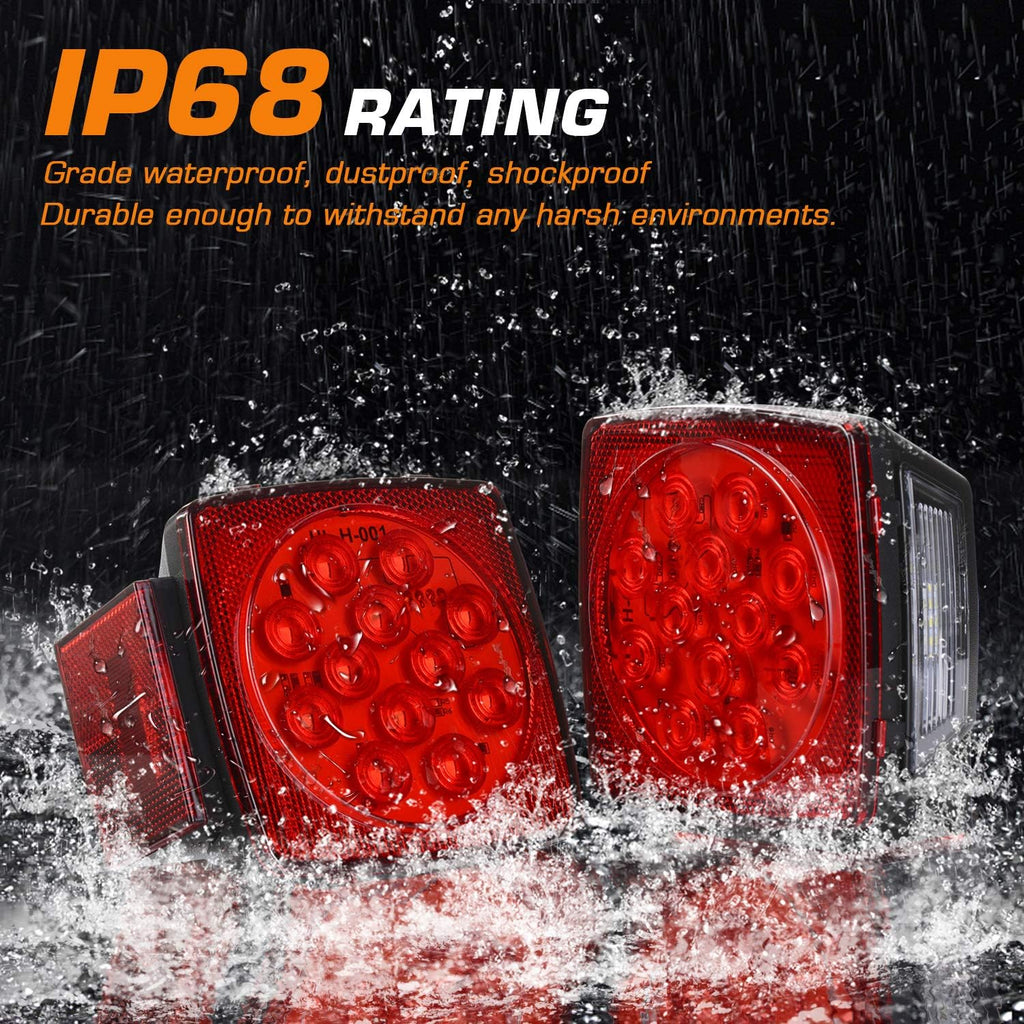 Submersible LED Trailer Light Kit D9408
