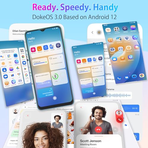 Android Phone, 6.5" HD+, 5080mAh Battery, 4G Dual SIM B456657