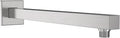 Brushed Nickel 16 Inches Shower Extension Arm with Flange, Pack of 2 Z385