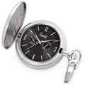 Black and Silver Tone Pocket Watch P950