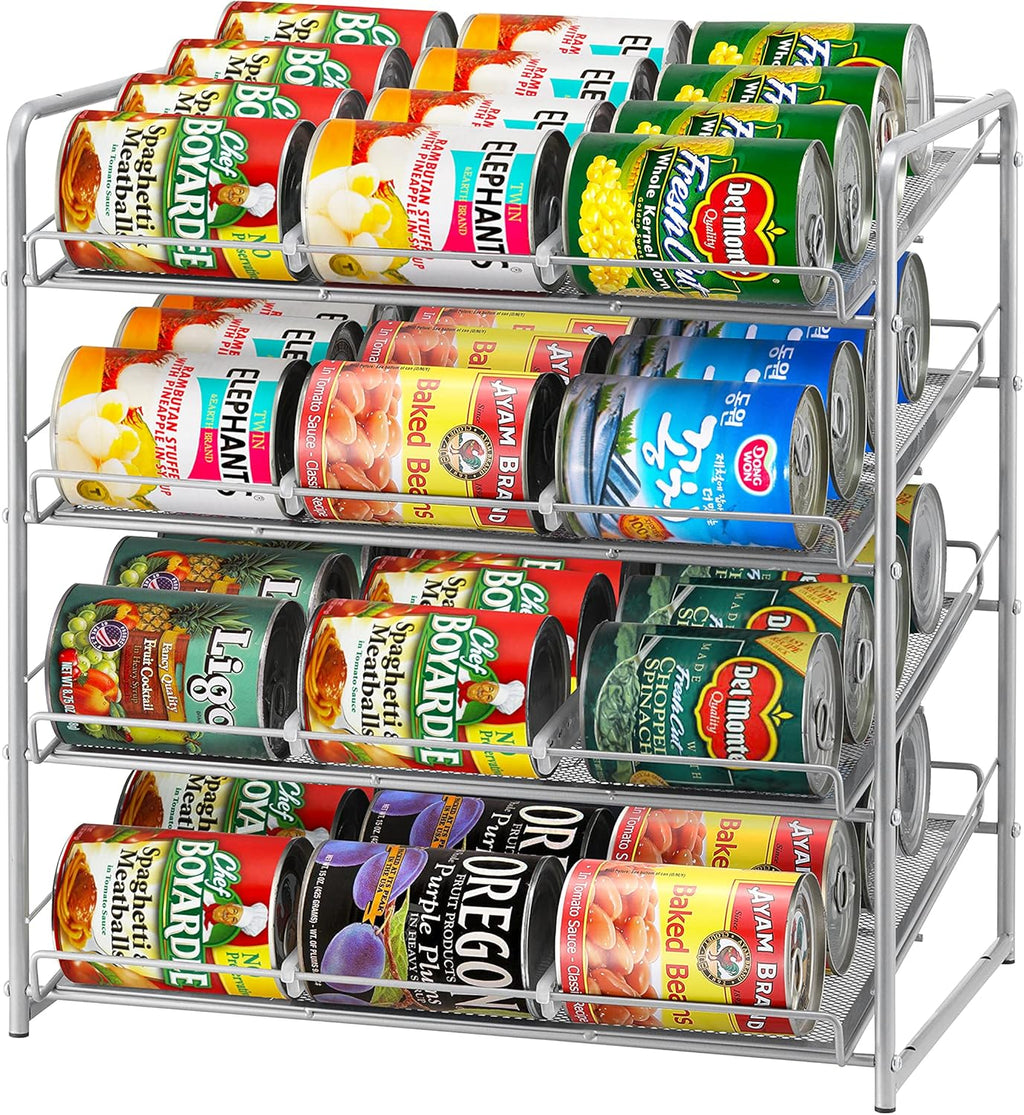 White Pack of 2 Can Rack Organizer J869