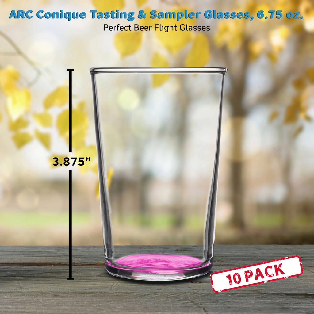 Pink 6.75 oz Tasting Glasses Set X28423