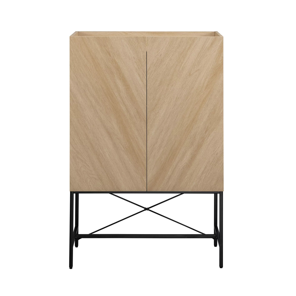 Contemporary 2-Door Accent Cabinet L180