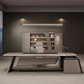 94.4" Executive Desk with Storage Cabinet and Drawer I365514