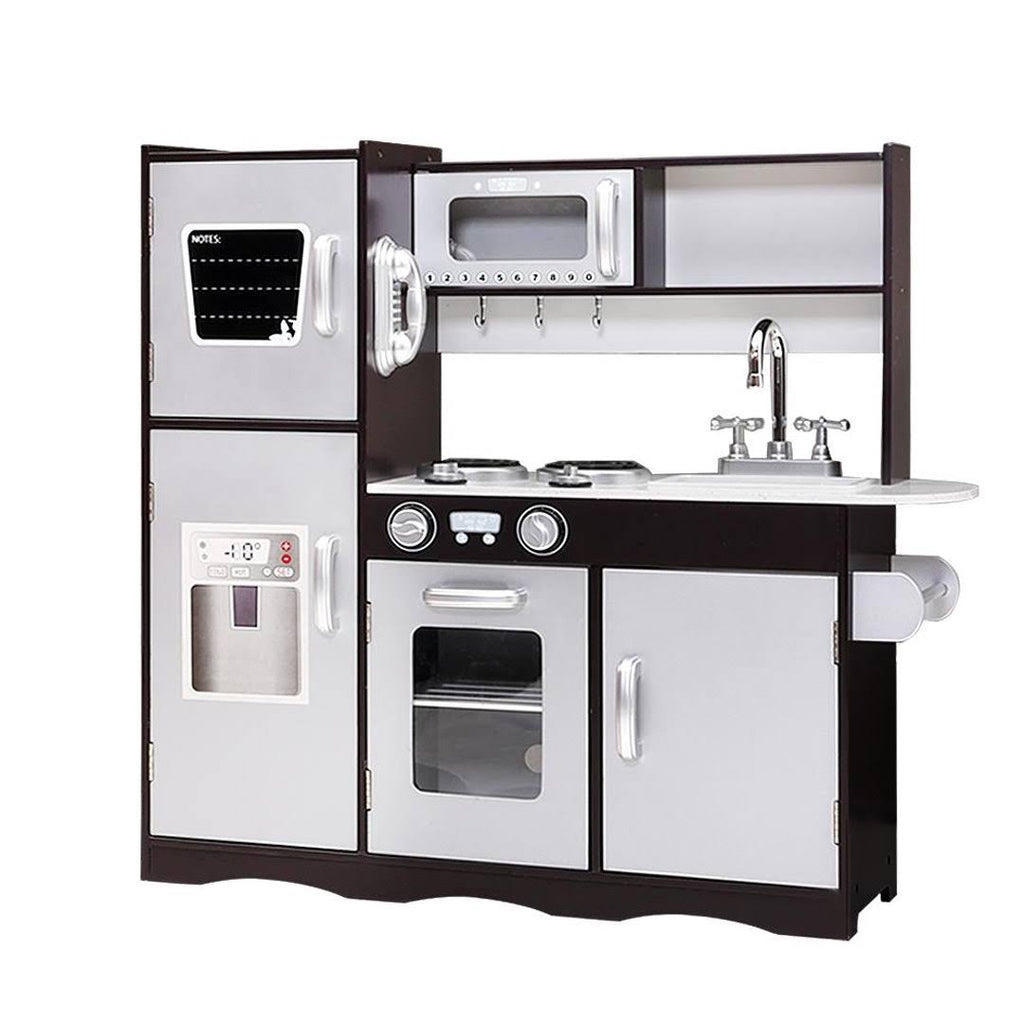 Black Kids Kitchen Set Pretend Play Food Toys H26450