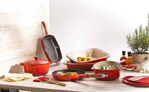 Enameled Cast-Iron Square Skillet Grill T8930