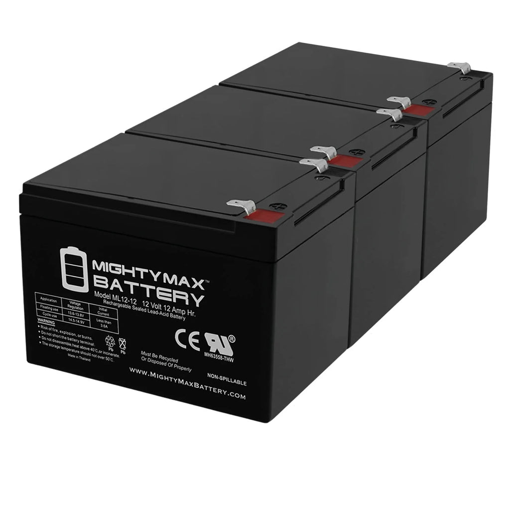 12V 12AH Deep-Cycle Rechargeable Battery Z3217