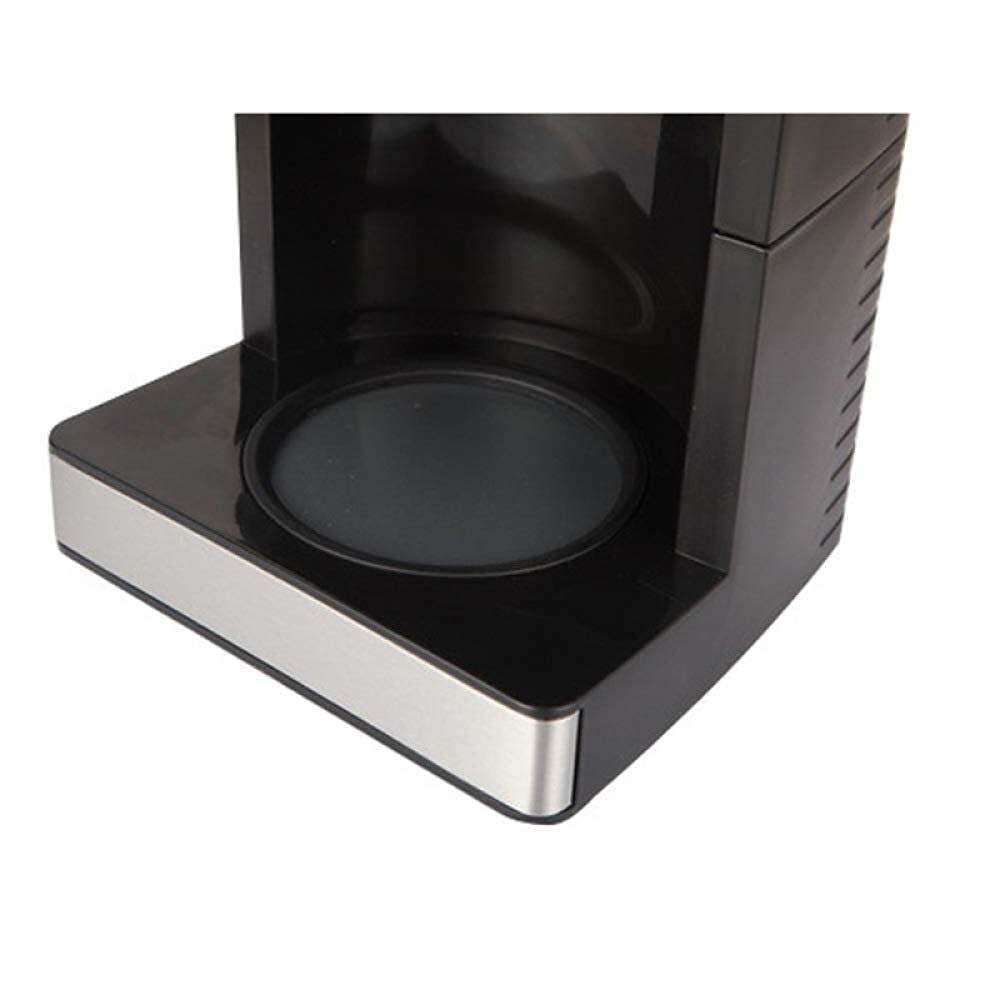 1.8L 10-15 Cup Stainless Steel Coffee Machine Black O635