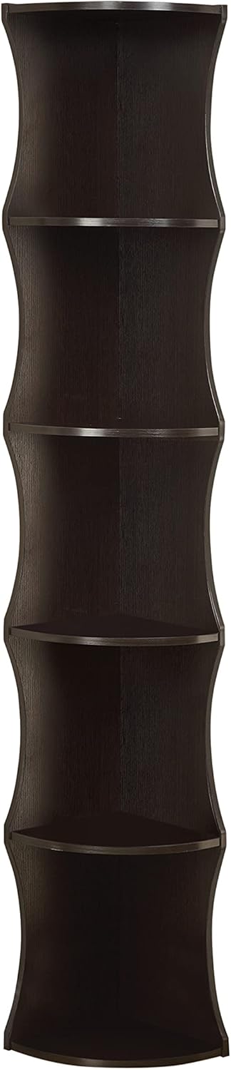 5-Shelf Corner Bookcase T886070