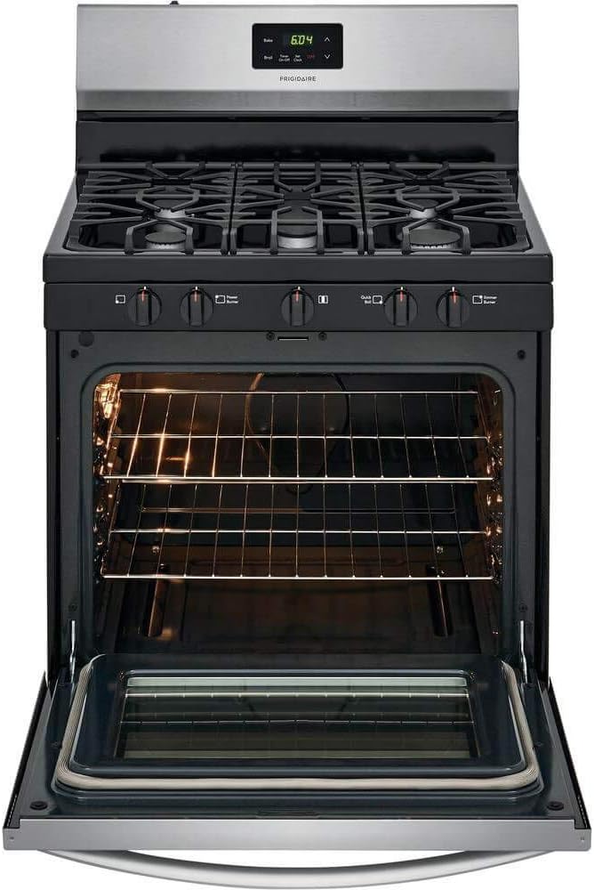 30" Freestanding Gas Range with 5 Sealed Burners in Stainless Steel K19939