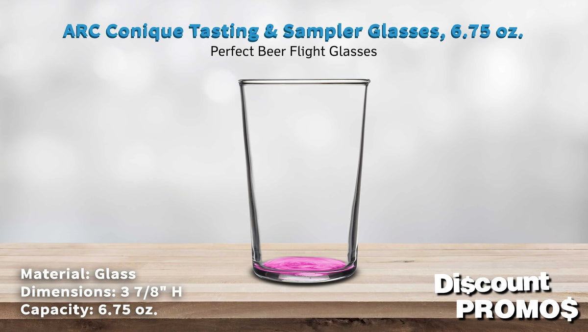 Pink 6.75 oz Tasting Glasses Set X28423