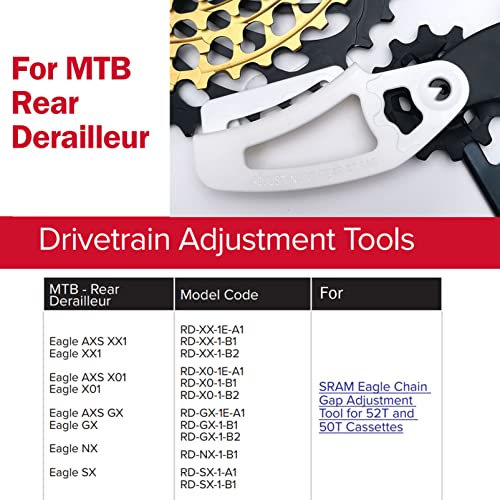 White-Eagle 50/52t Cassettes 12 Speed Chain Gap Tool M936