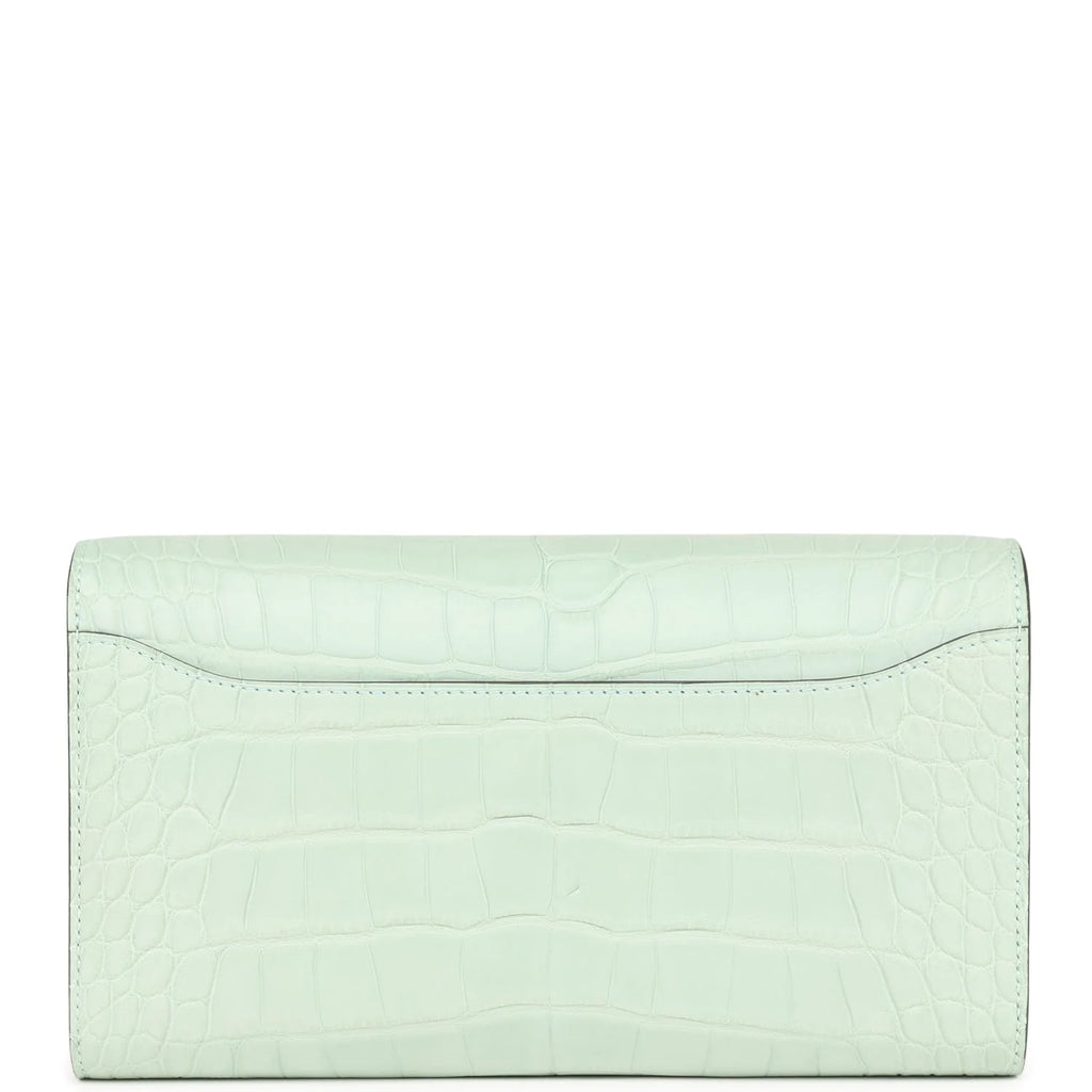 Vert D'eau Matte Alligator Wallet B8818