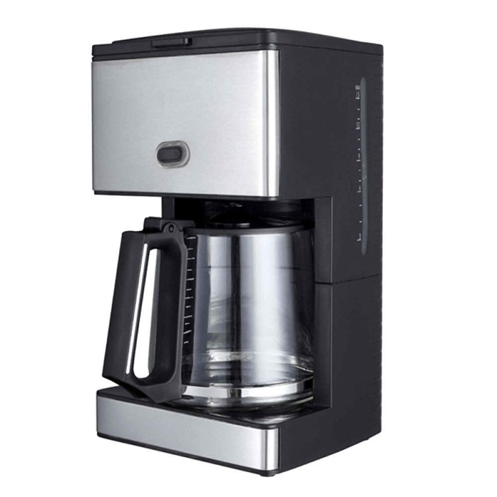 1.8L 10-15 Cup Stainless Steel Coffee Machine Black O635