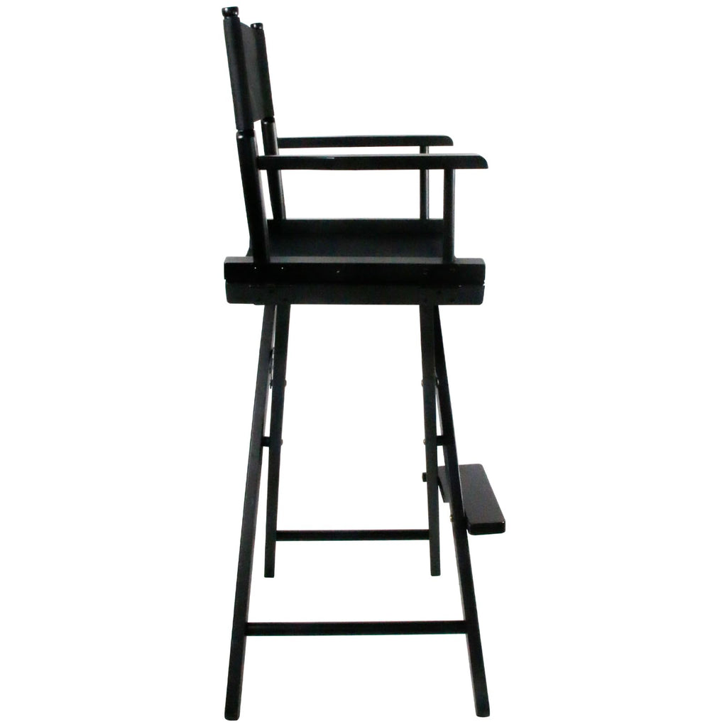 30 Inch Foldable Directors Chair with Footrest L4082