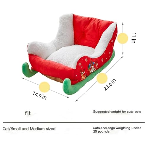 Plush Christmas Dog Bed K777