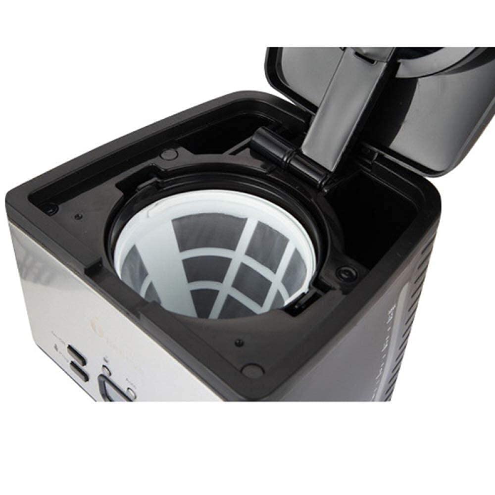 1.8L 10-15 Cup Stainless Steel Coffee Machine Black O635
