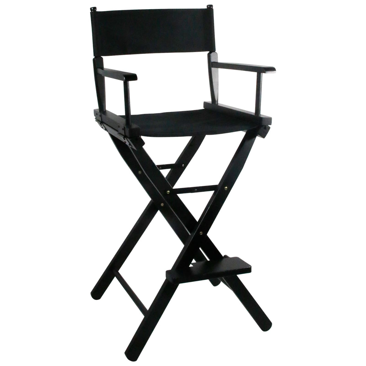 30 Inch Foldable Directors Chair with Footrest L4082