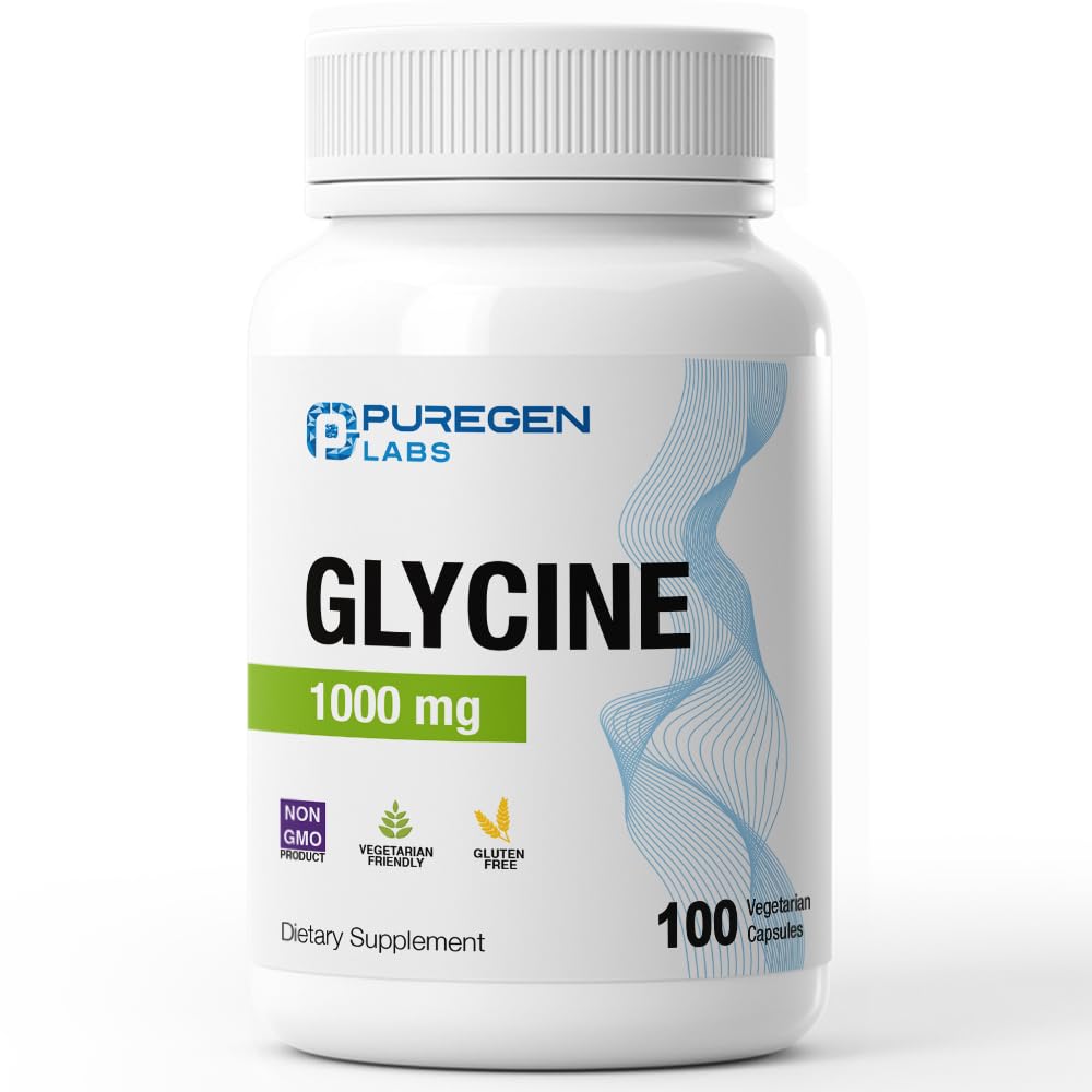 Glycine 1000mg 100 Vegetarian Capsules G11284