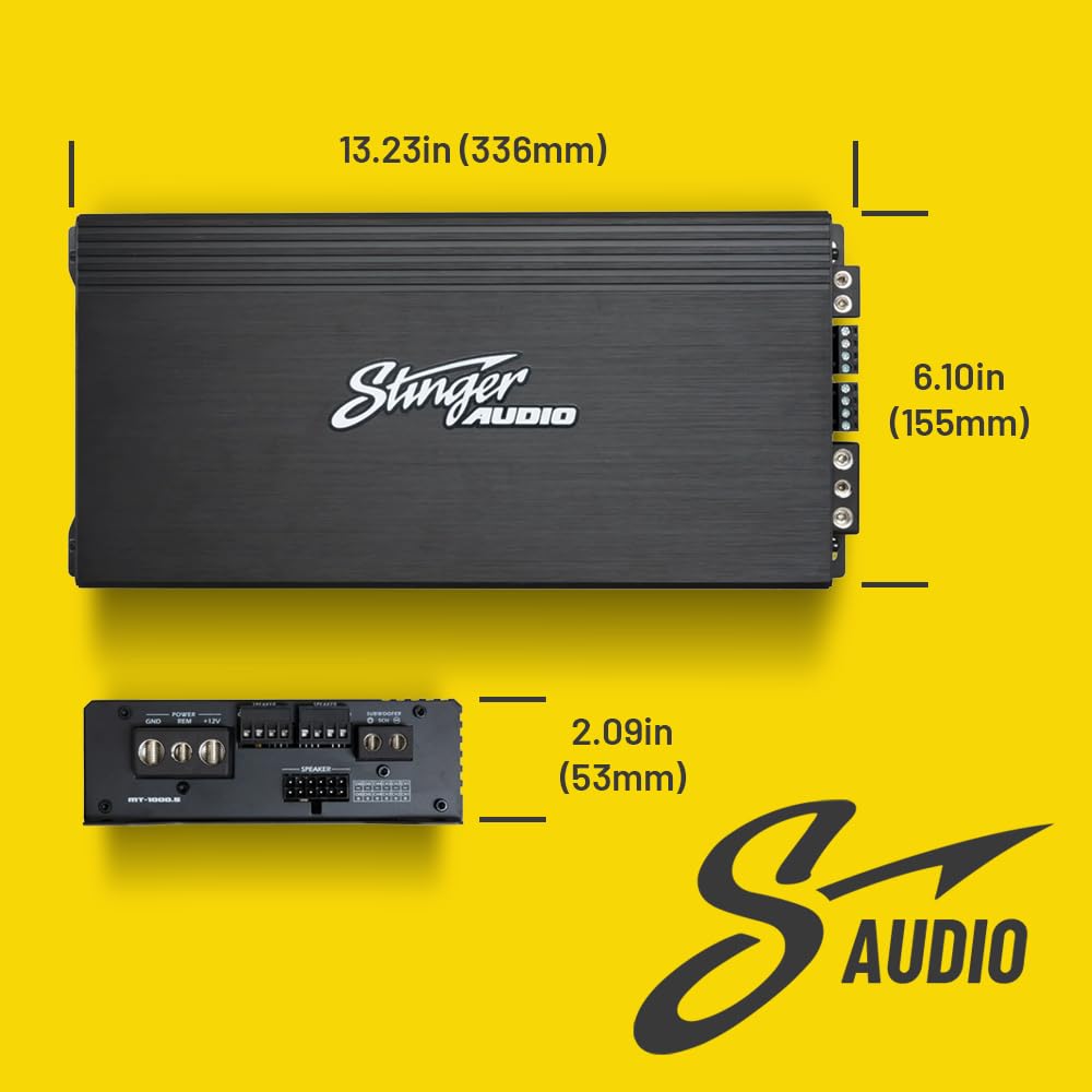 1200W 5-Channel Class D Car Audio Amplifier T7192