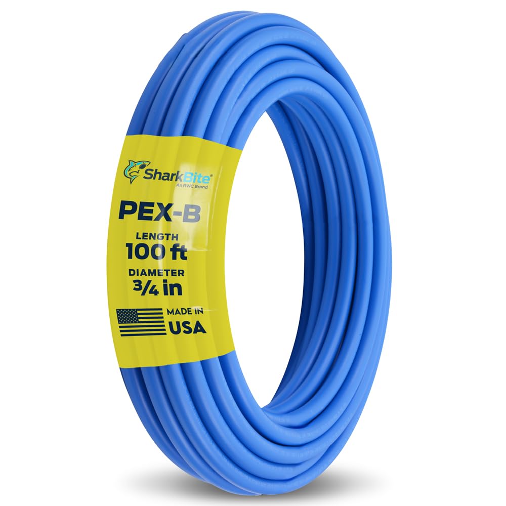 3/4 Inch x 100 Feet Blue PEX-B Pipe D104