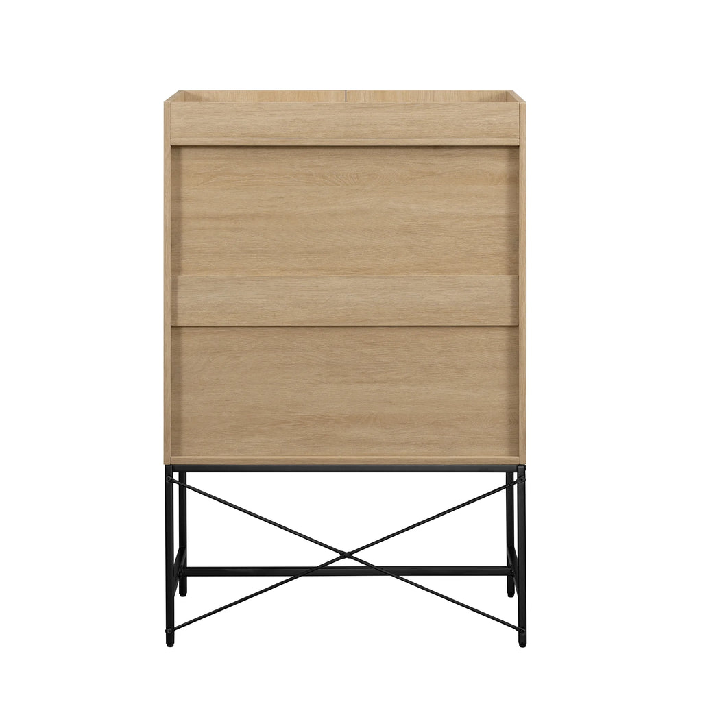 Contemporary 2-Door Accent Cabinet L180