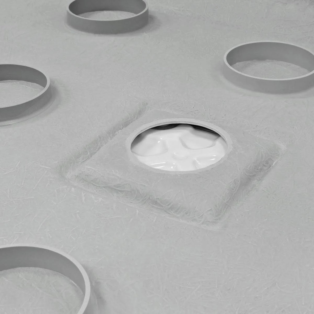 36 x 36 Left Double Threshold Shower Pan Base V576398