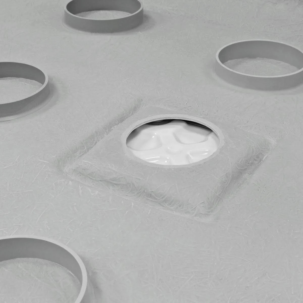 36 x 36 Left Double Threshold Shower Pan Base V576398