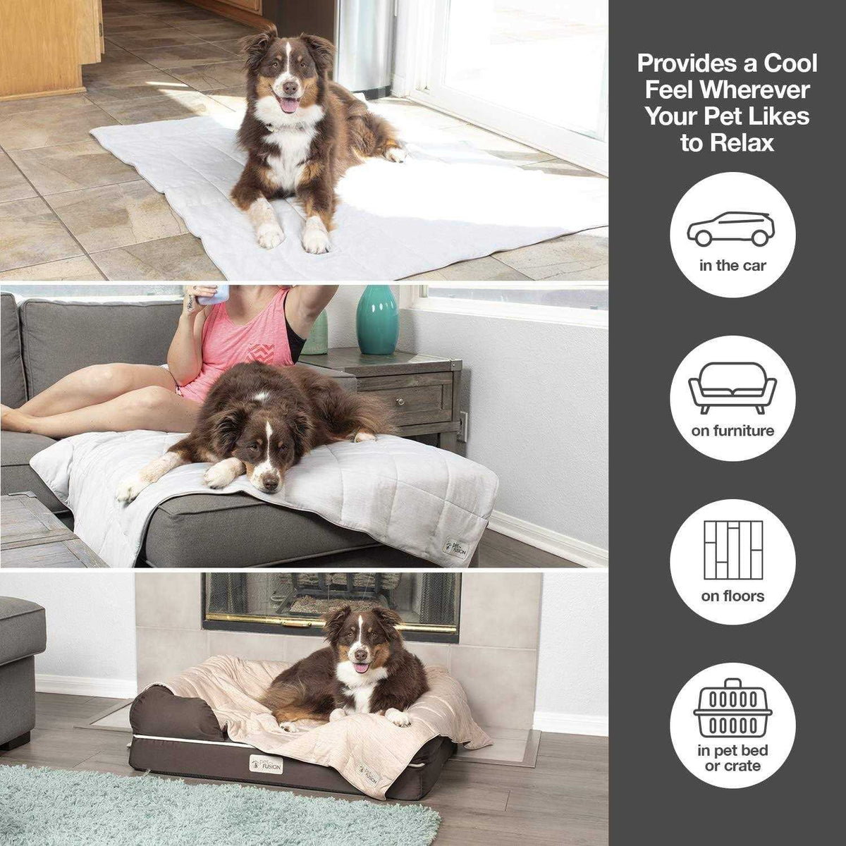 Lightweight Cat and Dog Cooling Blanket S72034