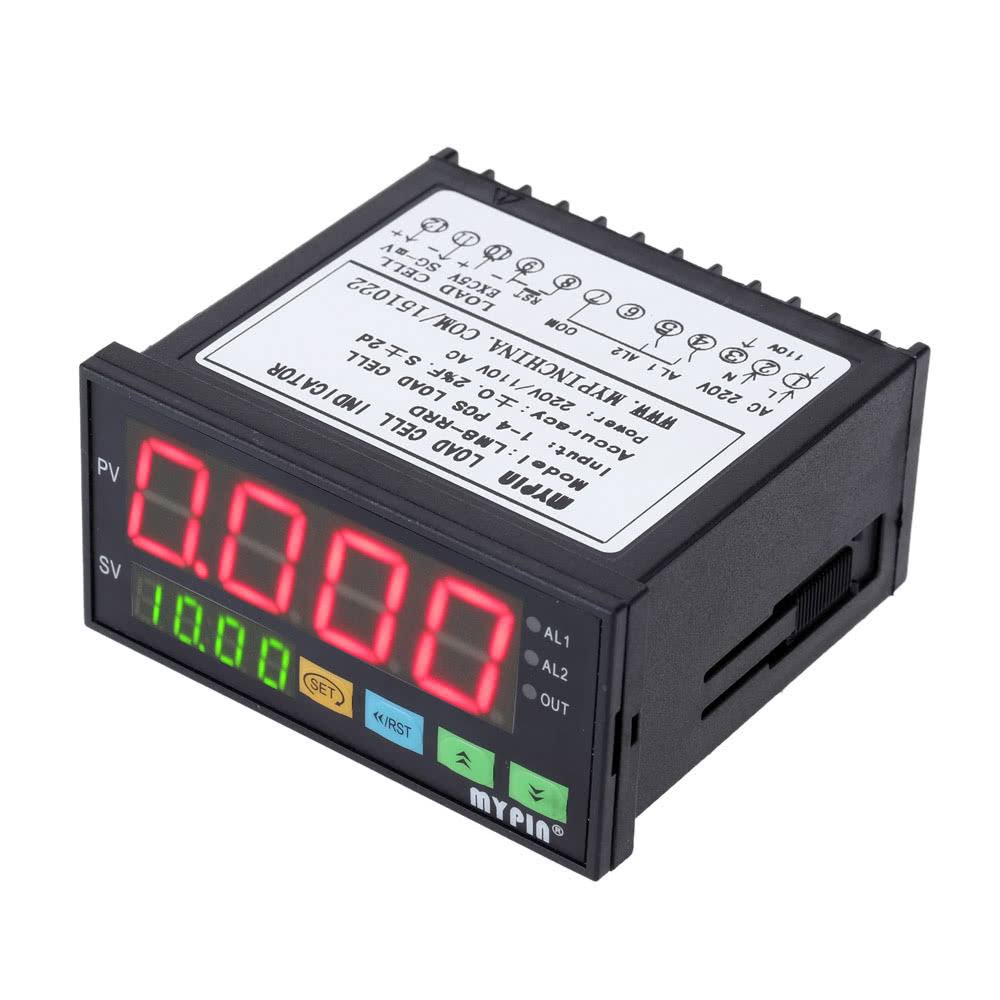 Digital Weighing Controller 1-4 Load Cell Signals Input 2 Relay Output 6 Digits LED Display J152