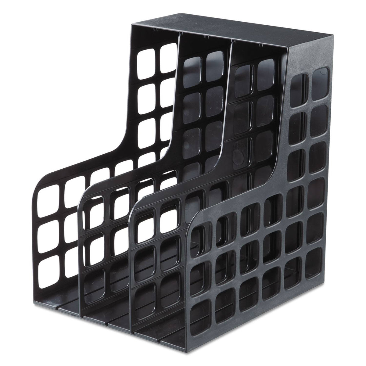 Plastic Magazine File with Two Snap-In Dividers D359957