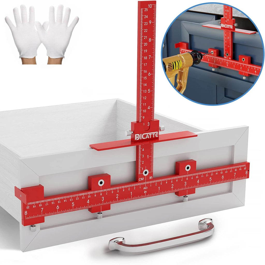 Thickened Aluminum Alloy Cabinet Handle Jig (Black) I23393
