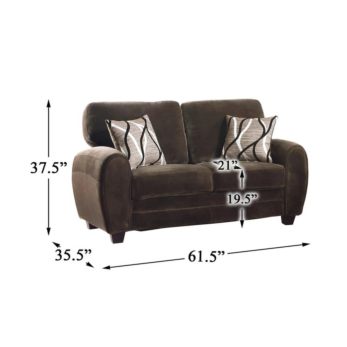 Microfiber Loveseat G9763