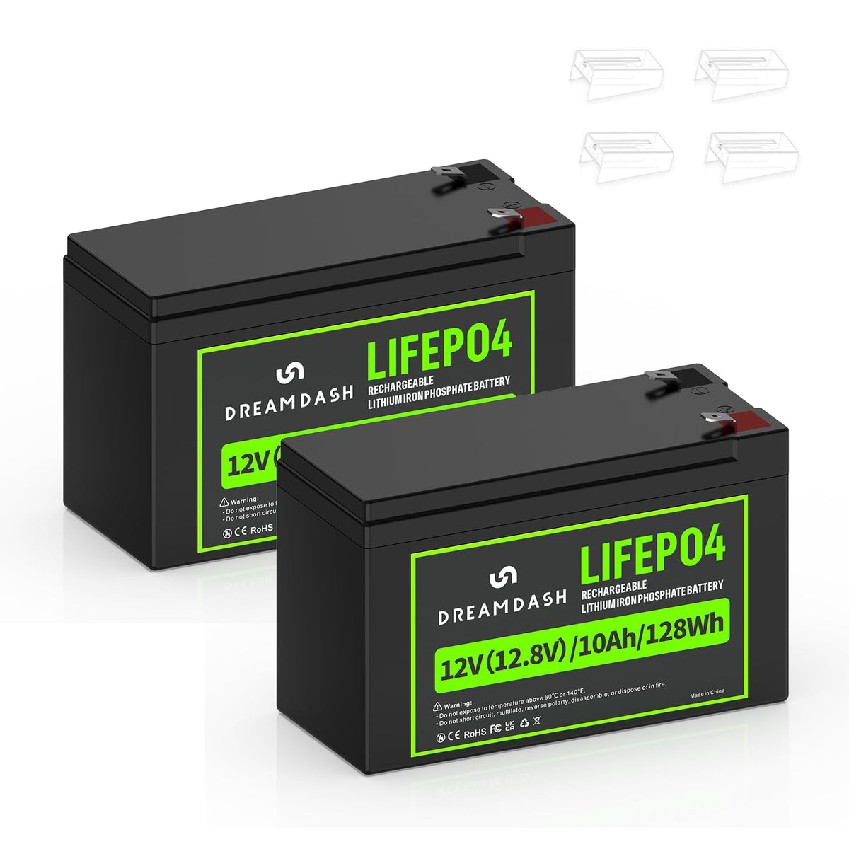 12V 10Ah LiFePO4 Lithium Battery O350176