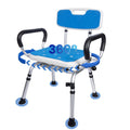 Swivel Shower Chair 500lbs Heavy Duty Adjustable K4455