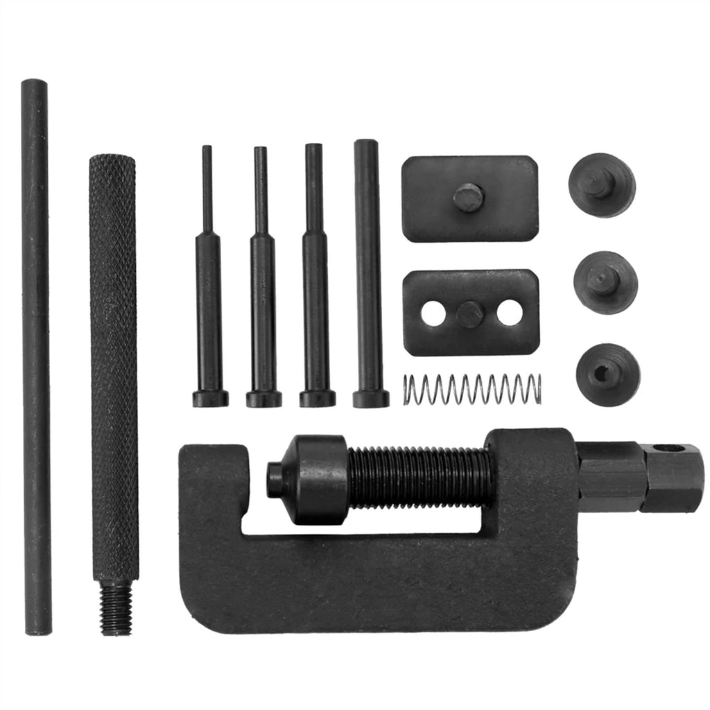 Motorcycle Bike Chain Breaker Riveter Tool Set with Carry Box H437