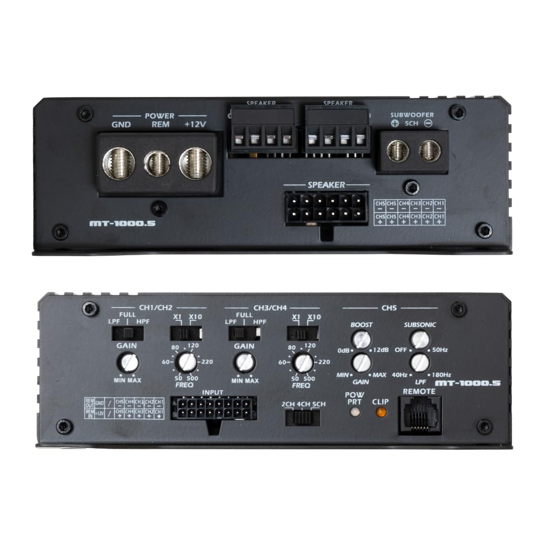 1200W 5-Channel Class D Car Audio Amplifier T7192